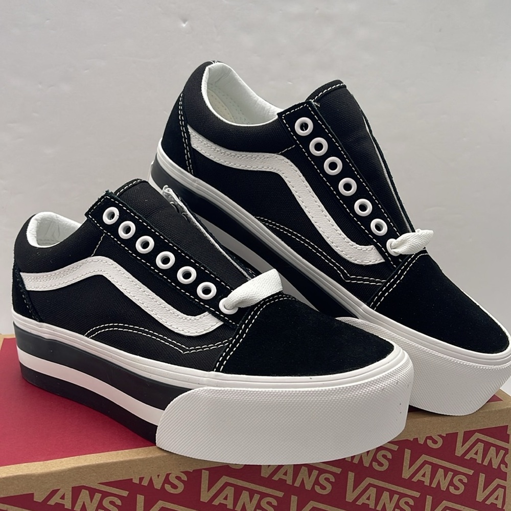 Vans Platform Sneakers Old Skool Stackform Smarte… - image 4